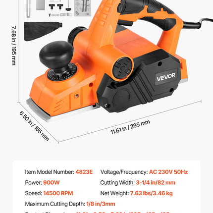 Elektrinis oblius VEVOR 4823E, 900W