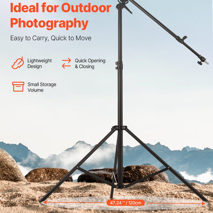 Apšvietimo stovas su gerve VEVOR SH-LS-020, 390 cm aukščio