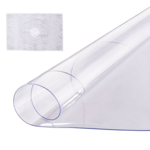 Plastikinė stalo apsauga VEVOR F085-2T-φ122, 122 cm skersmens