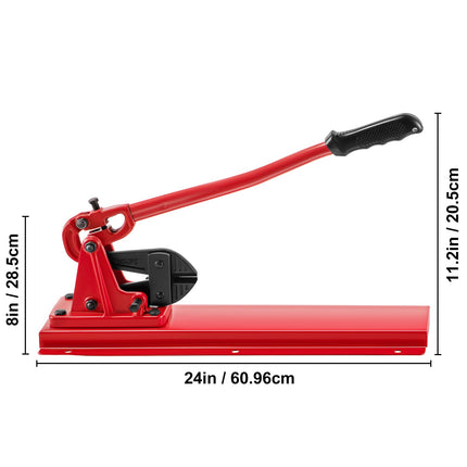 Stalinis trosų kirpimo ir presavimo įrankis VEVOR TD02H, 60 cm
