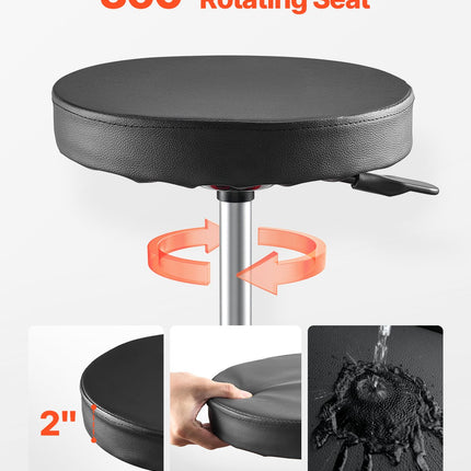 Ratukinė mechaniko kėdė VEVOR XF8308, 136 kg keliamoji galia