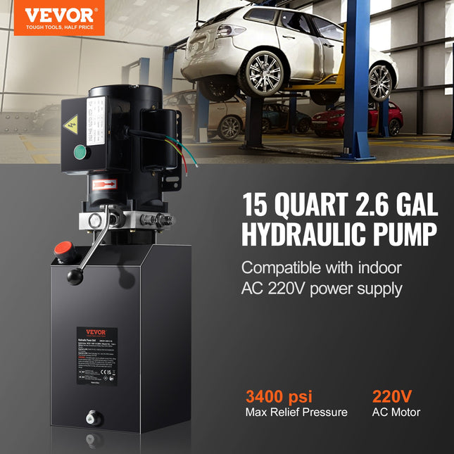 Hidraulinis siurblys VEVOR ZXAC220V-2.2KW-D-15L, 2.2 kW