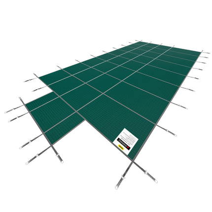Baseino apsauginis uždangalas VEVOR 18x36ft, su laiptelių dalimi gale