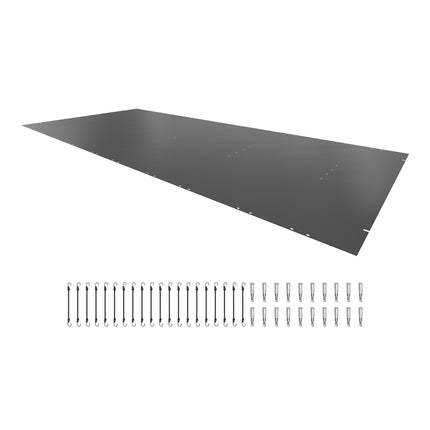 Baseino apsauginis uždangalas VEVOR PVC 3.5x6 m, 3,5 x 6 m