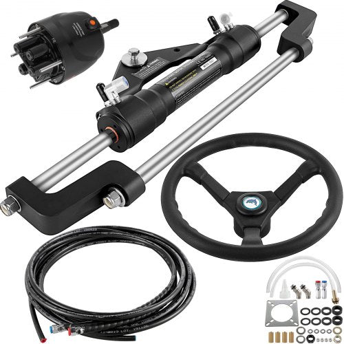 Hidraulinė valties vairavimo sistema VEVOR 300HP, iki 300 AG varikliams