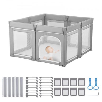 Sulankstomas kūdikių maniežas VEVOR P2001-1, 1200 x 1200 mm
