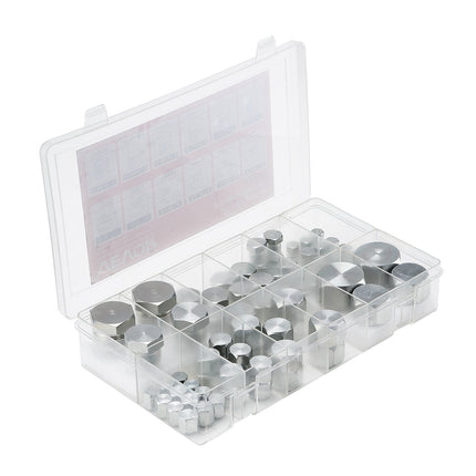 Hidraulinių jungčių rinkinys VEVOR JIC 72PCS-SS, 72 dalių komplektas
