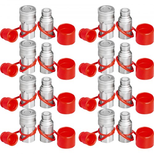 Hidraulinės greitosios jungtys VEVOR 1/2" NPT, 8 poros