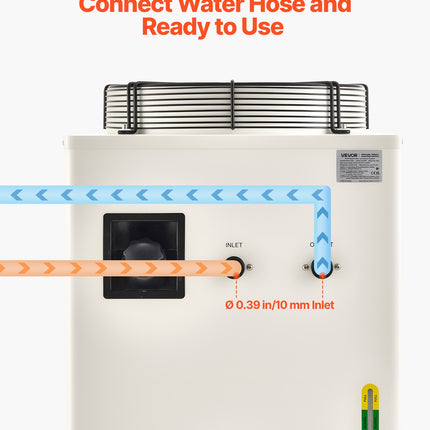 Pramoninis vandens aušintuvas VEVOR CW-6300, 8000 W
