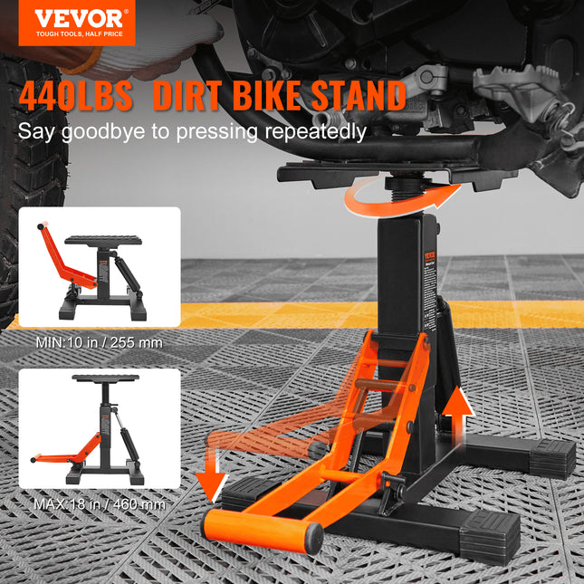 Krosinių motociklų keltuvas VEVOR TD-059, 200 kg keliamoji galia