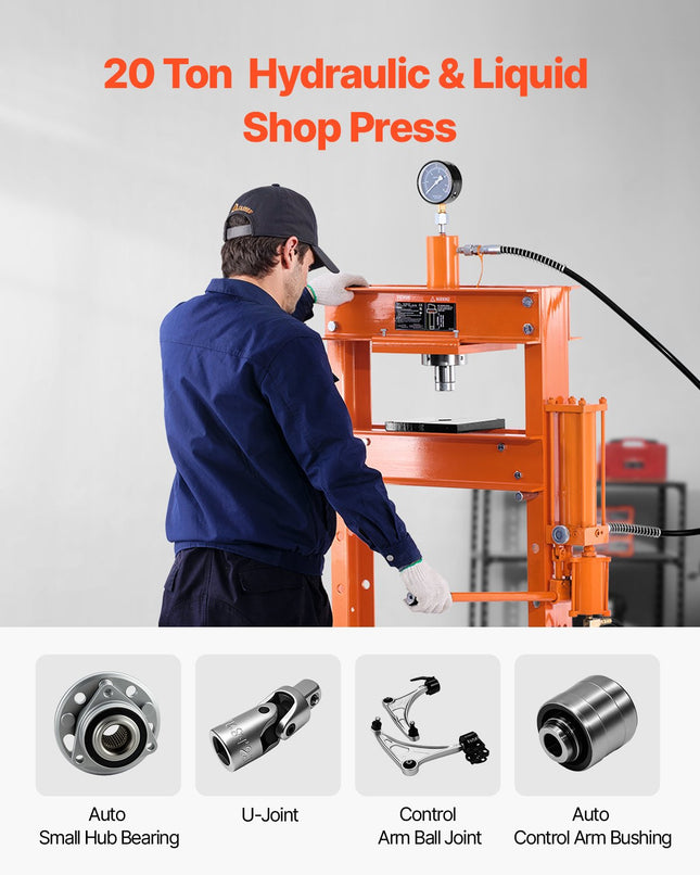 Hidraulinis presas VEVOR ZX0901, 20 t