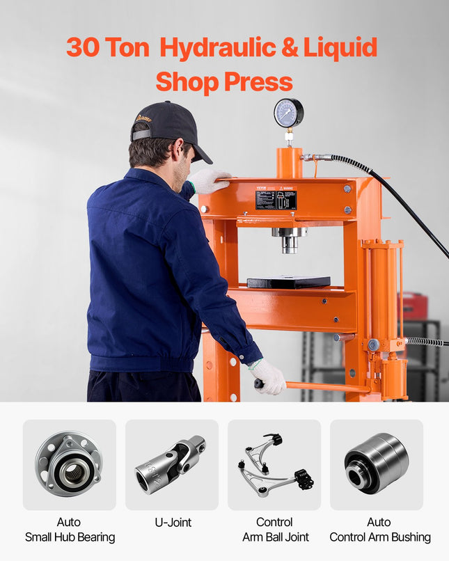 Hidraulinis presas VEVOR ZX0901, 30 T