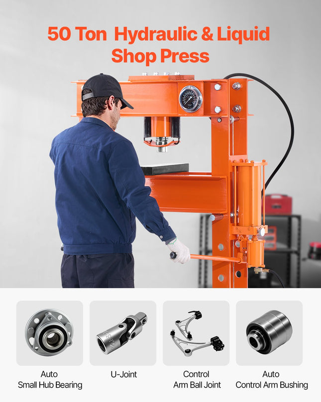 Hidraulinis presas VEVOR ZX0901, 50 T