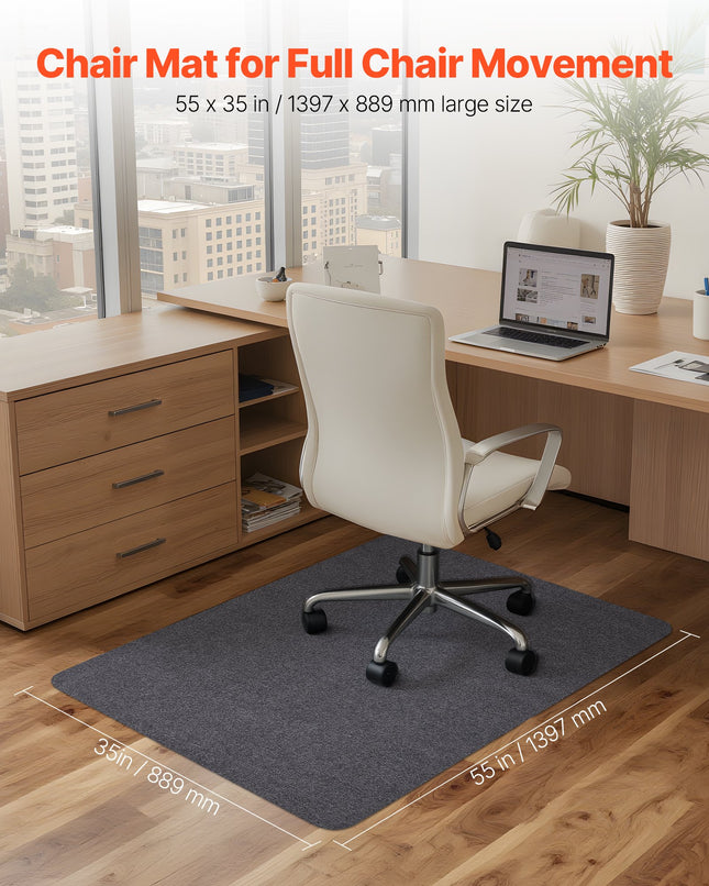 Kėdės kilimėlis VEVOR DL-5535R, 897 x 1396 mm