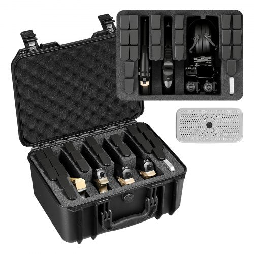 Kietas dėklas pistoletams VEVOR 382718, IP67, 404x319x192 mm