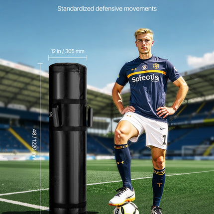 Futbolo treniruočių manekenas VEVOR NTRLZQ-005, 120 cm aukščio