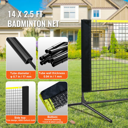 Badmintono tinklas VEVOR DKS-11420, 4,2 m pločio