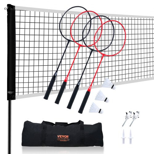 Badmintono tinklo rinkinys VEVOR JH-0101Y, 6,15 m ilgio
