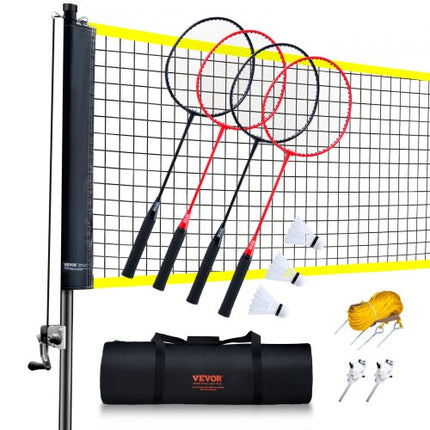 Badmintono tinklo rinkinys VEVOR JH-0102Y, 6,15 m ilgio