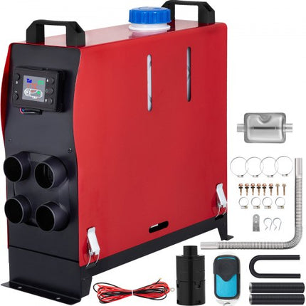 Autonominis dyzelinis šildytuvas VEVOR 12V 5000W, 4 oro išpūtimo angos