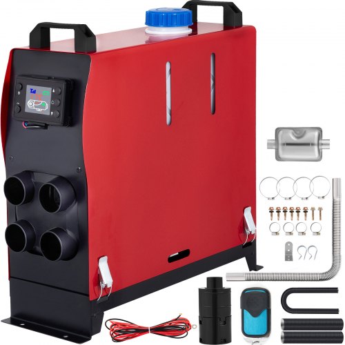 Autonominis dyzelinis šildytuvas VEVOR 12V 5000W, 4 oro išpūtimo angos