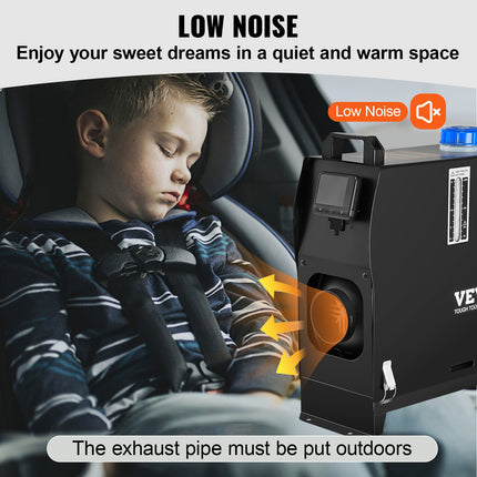 Autonominis dyzelinis šildytuvas VEVOR All-in-one, 8 kW