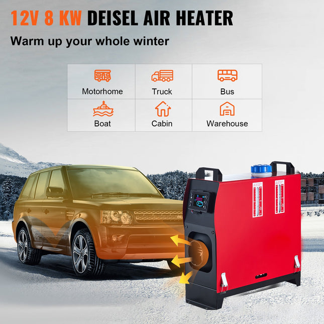 Dyzelinis oro šildytuvas VEVOR All-in-One, 5 kW