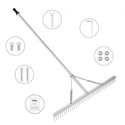 Grėblys aplinkos tvarkymui VEVOR CY-SF13, 915 mm galva