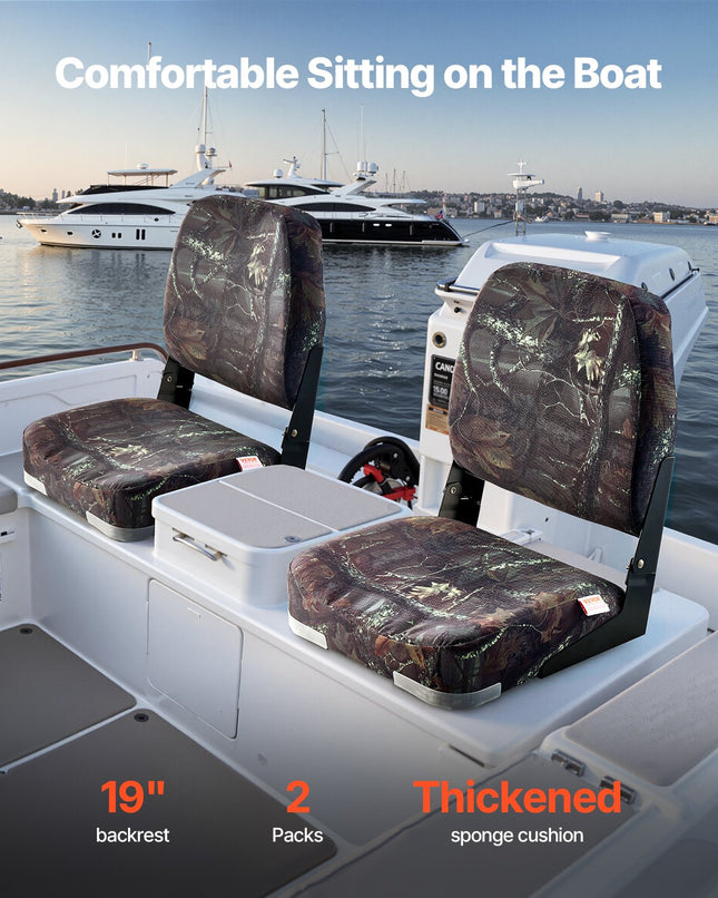 Valties kėdė VEVOR AD75203C, 2 vnt., kamufliažinė