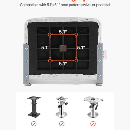 Valties kėdė VEVOR AD75160, sulankstoma