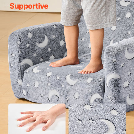 Vaikiška sofa-lova VEVOR SF-1700, šviečianti tamsoje