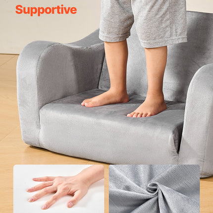 Vaikų sofa-lova VEVOR SF-1567, pilka
