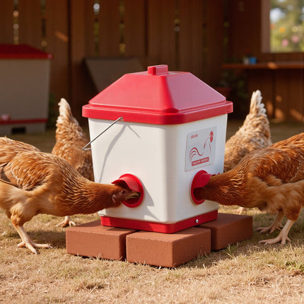 Automatinė vištų lesykla VEVOR 5GAL F, 18,14 kg talpa