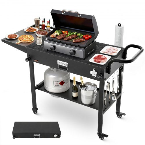 Lauko kepsninės vežimėlis VEVOR WER-V1, 787 x 432 mm stalviršis