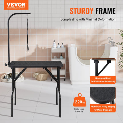 Šunų kirpimo stalas VEVOR GT-202, 99,8 kg apkrova