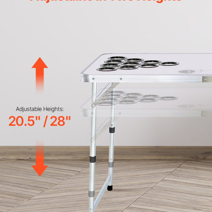 Alaus pingo stalas VEVOR BP-08-2, 240 cm