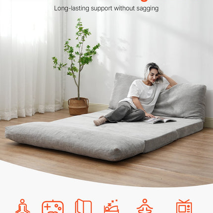 Sulankstoma sofa-lova VEVOR ZDSFD-4, 25D didelio tankio putų poliuretanas