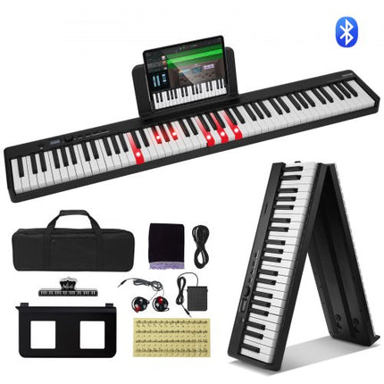 Sulankstomas skaitmeninis pianinas VEVOR BX-20, 88 klavišai