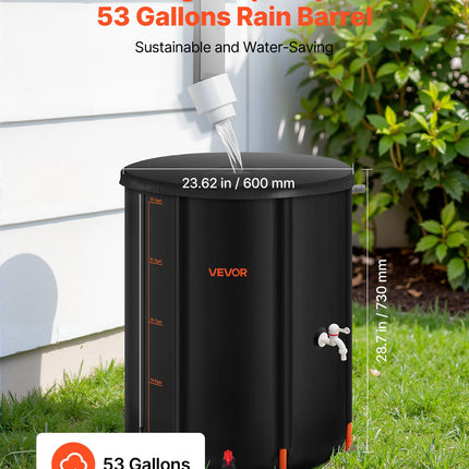 Sulankstoma lietaus vandens talpa VEVOR RB-0200, 201 L