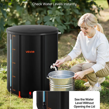 Sulankstoma lietaus vandens talpa VEVOR RB-0200, 201 L
