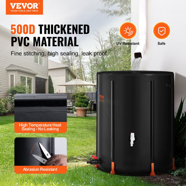 Sulankstoma lietaus vandens talpa VEVOR BY-HT250L, 250 L