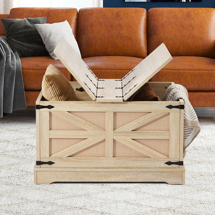 Pintas kavos staliukas VEVOR HYCT-MZBT-008, 80 cm ilgio