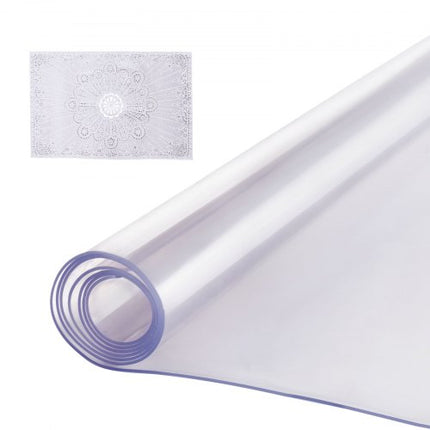 Plastikinė stalo apsauga VEVOR F085-2T-061124, 61x122 cm