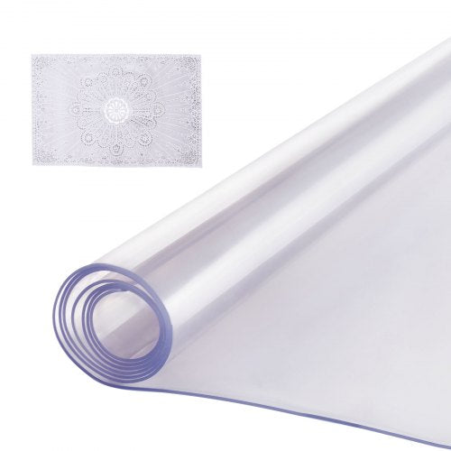 Plastikinė stalo apsauga VEVOR F085-2T-061124, 61x122 cm