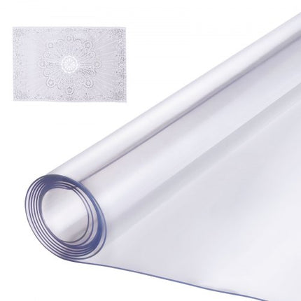 Plastikinė stalo apsauga VEVOR F085-1.5T-102155, 101,6 x 152,4 cm
