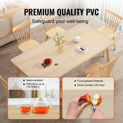 Skaidri stalo apsauga VEVOR F08515-46093T, 457 x 925 mm