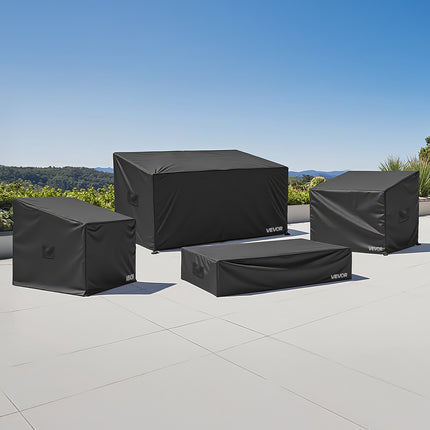 Lauko baldų uždangalų rinkinys VEVOR J-24V11, 4 dalių
