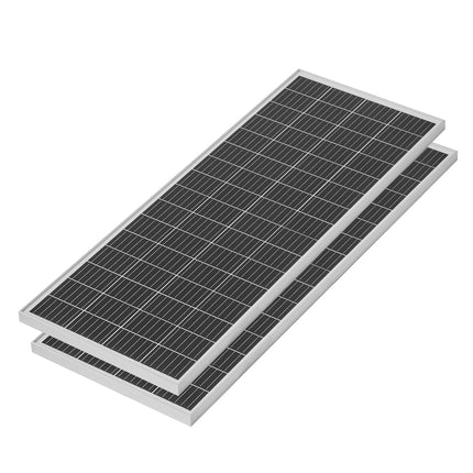 Saulės elektrinės komplektas VEVOR 200W, 12V su 50Ah akumuliatoriumi ir 800W inverteriu