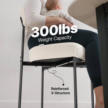 Valgomojo kėdės VEVOR HC2025, 6 vnt. komplektas