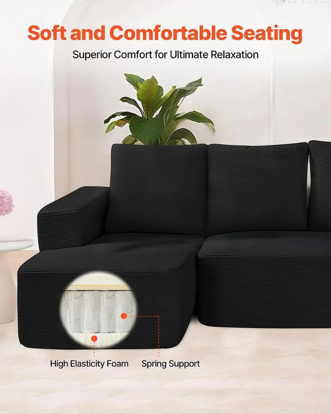 Modulinė kampinė sofa VEVOR 247037#, L formos